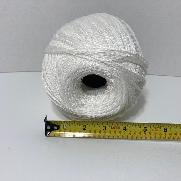Aunt Lydia's Classic Crochet Thread Jumbo White - Picture 6 of 8